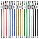 SENHAI 20pcs Wire Keychains, Key Ring 2mm 4 Inches Cable Loops Stainless Steel Gear for Hanging Luggage Tag, Keyrings and ID Tag Keepers