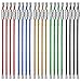 20pcs Wire Keychains, SENHAI Key Ring 2mm 4 Inches Cable Loops Stainless Steel Gear for Hanging Luggage Tag, Keyrings and ID Tag Keepers