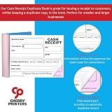 Cherry Printers Carbonless NCR Receipt Book 2pt A6 50 Set Perforated Receipts view 8