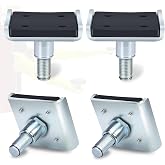 CreatAuto 4pcs 35mm Screw Up Car Lift Frame Cradle Pads Adapter Kit | 3000lb/each Loading Capacity, 3-9cm Extension, High-Strength Alloy Steel, Thickened Rubber Pads, Cold &amp; Wear Resistance