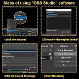 Zhongkaifa 4K HDMI to Type-C Video Capture Card 1080P USB-C Game Live Broadcast view 8