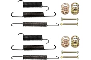 Panglong Golf Cart Brake Assembly,Rear Brake Cluster or Brake Spring Hardware Kit Fit 1996-up EZGO TXT and Yamaha G14-G22 OEM#70998-G01 70998-G02 27944G01 (2PCS Brake Spring Hardware Kit)