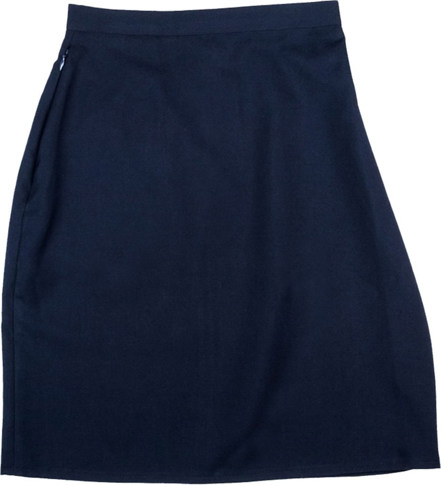 Girls Ladies A Line Plain Pencil Skirt Navy Blue 11-12 Years (w 27' - L 17') UK