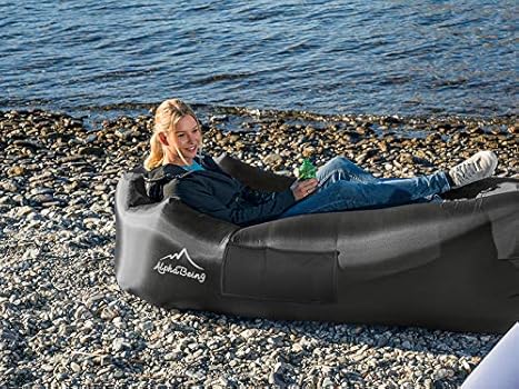 Alphabeing Inflatable Lounger Best Air Lounger Sofa For Camping Hiking Ideal Inflatable Couch For Pool And Festivals Perfect Inflatable Beach Chair For Adults Buy Online At Best Price In