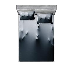 Lunarable Horror House Fitted Sheet & Pillow Sham