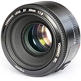 YONGNUO YN50mm F1.8 Lens Large Aperture Auto Focus Lens Compatible with Canon EF Mount EOS Camera