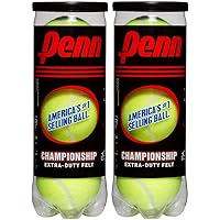 Penn Championship Tennis Balls - Regular Duty Felt Pressurized Tennis Balls