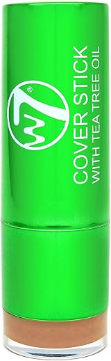 W7 Concealer Cover Stick with Tea Tree Oil Medium Deep 3.5 g