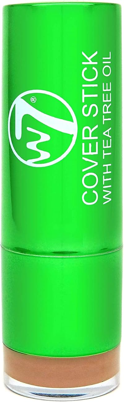 W7 Concealer Cover Stick with Tea Tree Oil Medium Deep 3.5 g