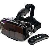 ETVR 3D VR Headset With Remote Controller-More Comfortable Virtual Reality Headset VR Glasses For Movies and Games, Fit For 4.5"-6.2" iPhone 7s/7/6/ 6s plus, Samsung Series and Other Smartphone Device
