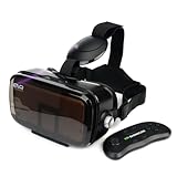 ETVR 3D VR Headset With Remote Controller-More Comfortable Virtual Reality Headset VR Glasses For Movies and Games, Fit For 4.5"-6.2" iPhone 7s/7/6/ 6s plus, Samsung Series and Other Smartphone Device
