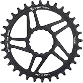 Wolf Tooth Direct Mount Mountain Bike Chainrings for Race Face Cinch for Shimano 12spd Hyperglide+ Chain (32 Tooth, Drop-Stop ST, Boost, MTB)
