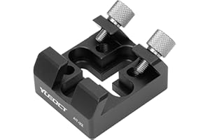 YUEOCT Flat Base Finder Scope Bracket Mount Dovetail Mounting Base Shoe with M6 Screws for Telescope Finderscope Scopes Handle Rail Bar Plate