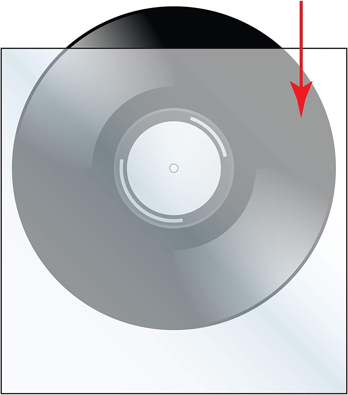 Clear OPP Sleeve for 12" Vinyl discs 100