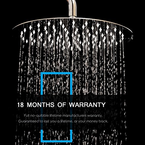 image for Shower Head - Newspoint Modern High Pressure Rainfall 8 Inch Shower He