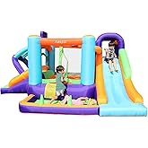 AirMyFun Bounce House for Kids and Toddler, Inflatable Bouncy Castle with Blower Outdoor Indoor Backyard Jumping House with S