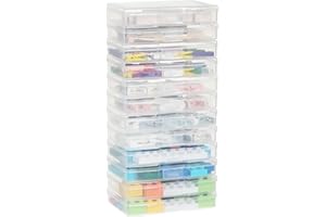 OMNISAFE 4x6 Photo Storage Cases, Plastic Craft Storage Container, Acid-Free Box for Pictures, Crafts, Scrapbooking, Photo Keeper (24)