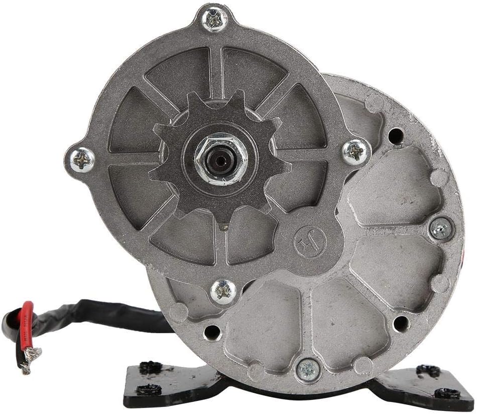 Demeras Gear Reduction Electric Motor Brush DC Motors Reductor with 9 Tooth Sprocket Brushed DC Motors Reductor for Gear Reduction Fits 12V 250W Scooter - Image 3