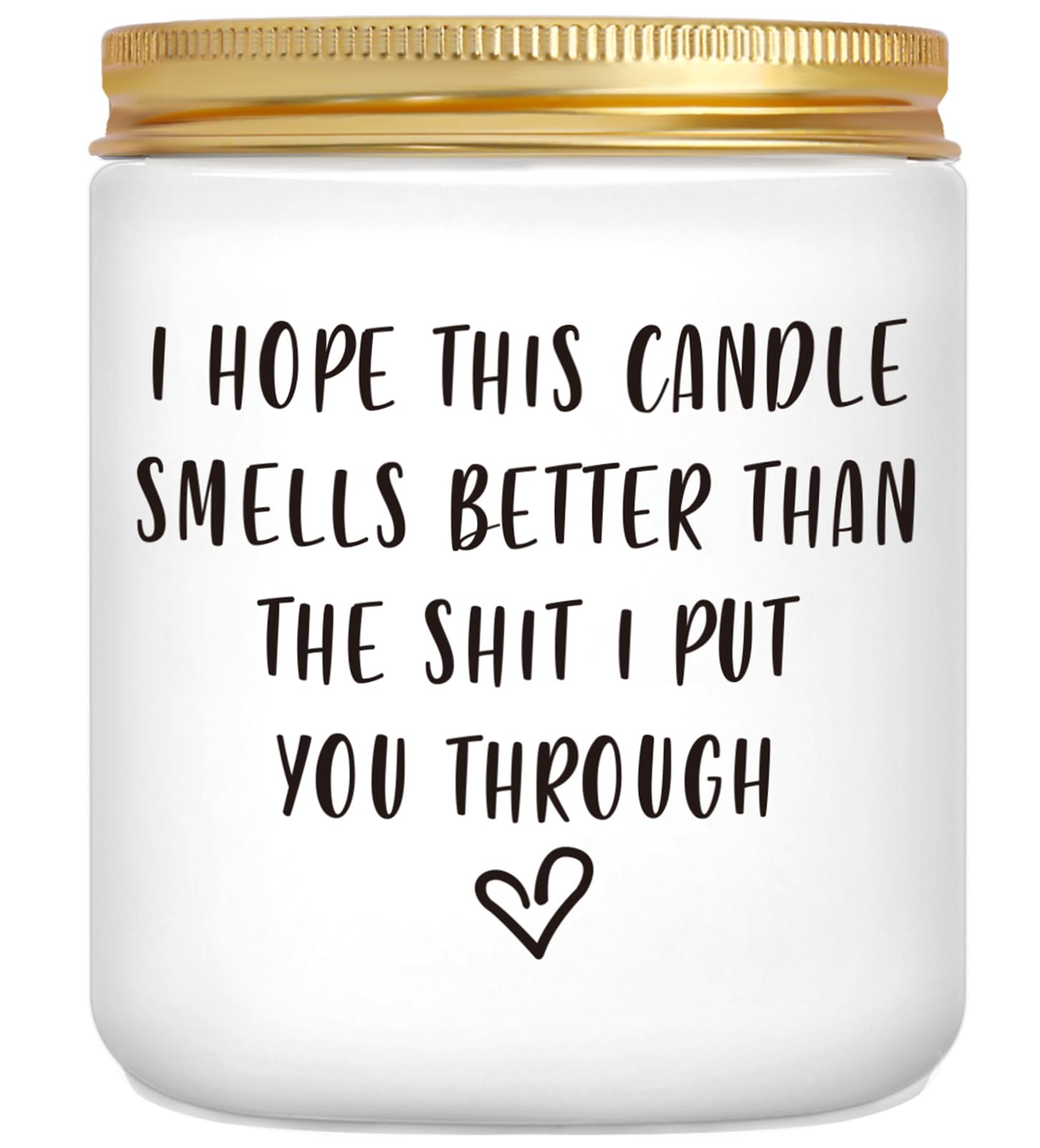 Mrssbea Scented Candle Gifts for Women, Mum, Her - I'm Sorry I Love You Gifts, Funny Apology, Christmas, Birthday Gift for Women, Mum, Granny, Wife, Girlfriend, Friends, BFF, Best Friends, Sister