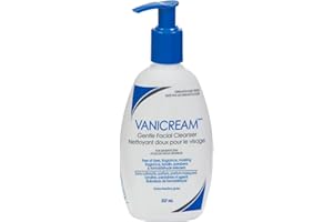 Vanicream Gentle Facial Cleanser, 237 mL – Sulfate-Free, Fragrance-Free, Dermatologist Tested for Sensitive Skin, Oil-Free, G