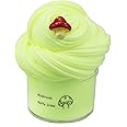 Butter Slime Kit 1 Pack, Scented Stretchy Fruit Cloud Slime, Soft and Non-Sticky DIY Sludge Toy with Charms for Boys Girls (Mushroom, 70ML)