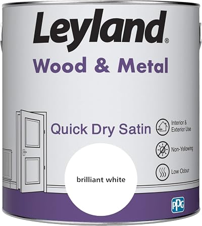 Leyland Wood & Metal Quick Dry Satin 2.5L White