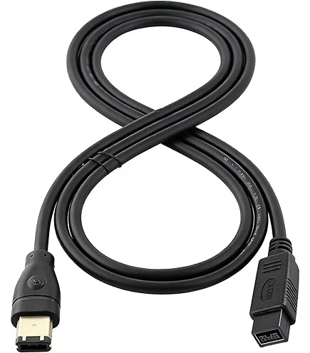 Amazon.com: AYA 10Ft (10 Feet) FireWire Cable IEEE-1394b 9pin-6pin