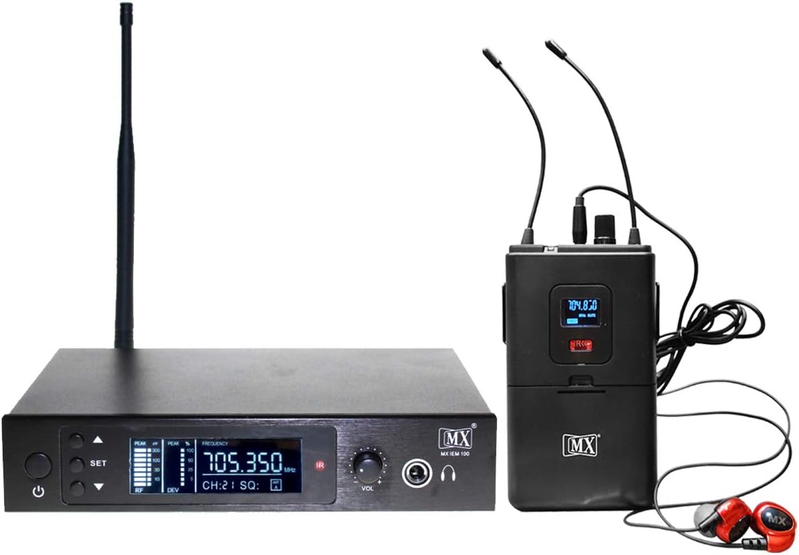 MAXCART Wireless In-Ear Monitoring Kit with MX Earphones