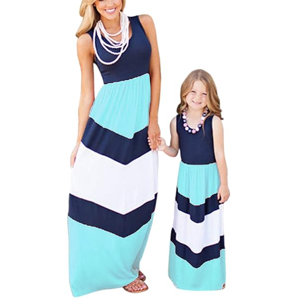 Matching Outfits Mommy And Me Luau Dresses Casual Dresses Mommy