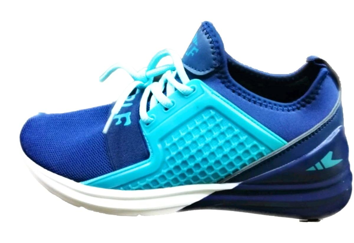 light blue mesh sport shoes