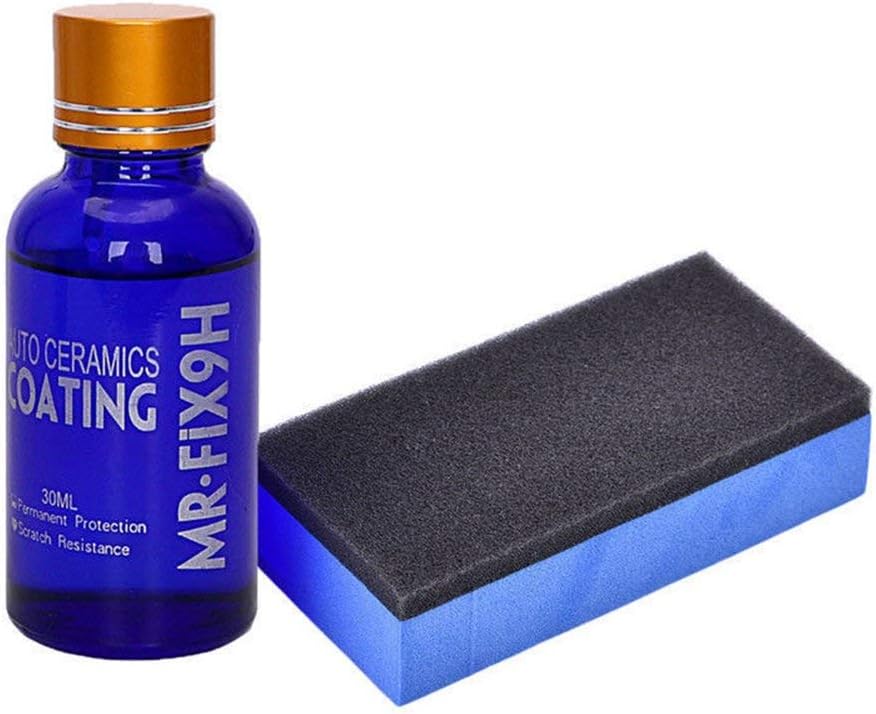 szdc88 Automotive Ceramic Plating Crystal,Nano-plating Crystal Automotive Super-hydrophobic Ceramic Coating Anti-scratch Car Polish Exterior Care Paint Sealant 9H Hardness 30ML