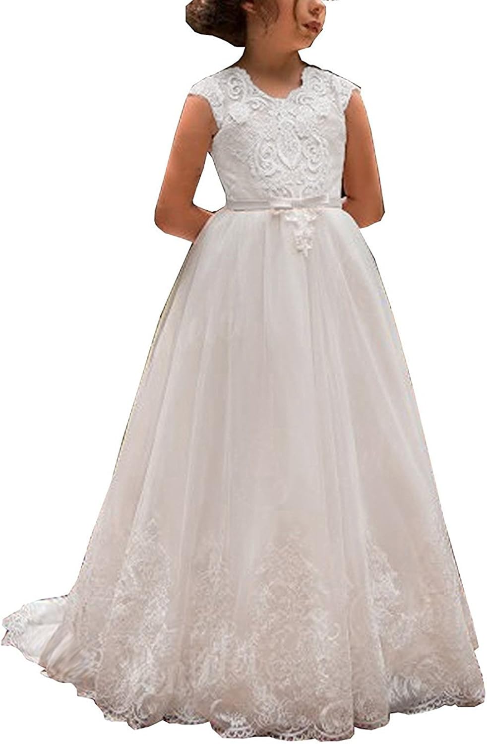 flower girl dress with cape