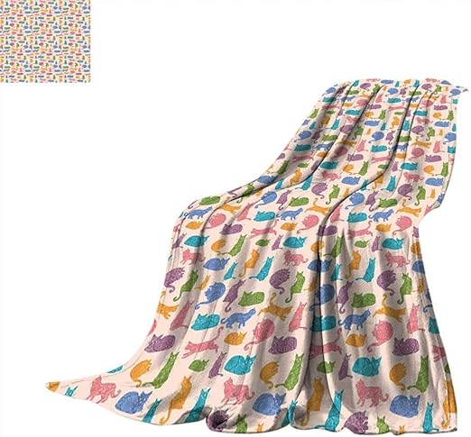 Manta Extralarga Con Diseno De Dibujos Animados Frase Inspiradora