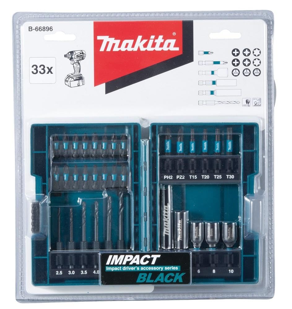 Makita B-66896 Impact Black Bohrer-Bit-Set 33-teilig 2