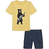 Lucky Brand boys 2pc Short Set