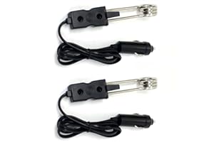 MASITE PCWJ 2 Pack 5" 12V Water Heater Boiler Element Portable Immersion Car Coffee Tea，（Not Suitable for 24V） Mini Portable Electric Car Boiled Water Immersion Heater Traveling CampingWater Immersion Heater