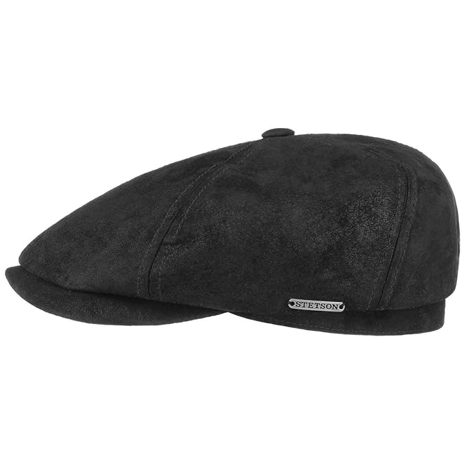 stetson flatcap leder