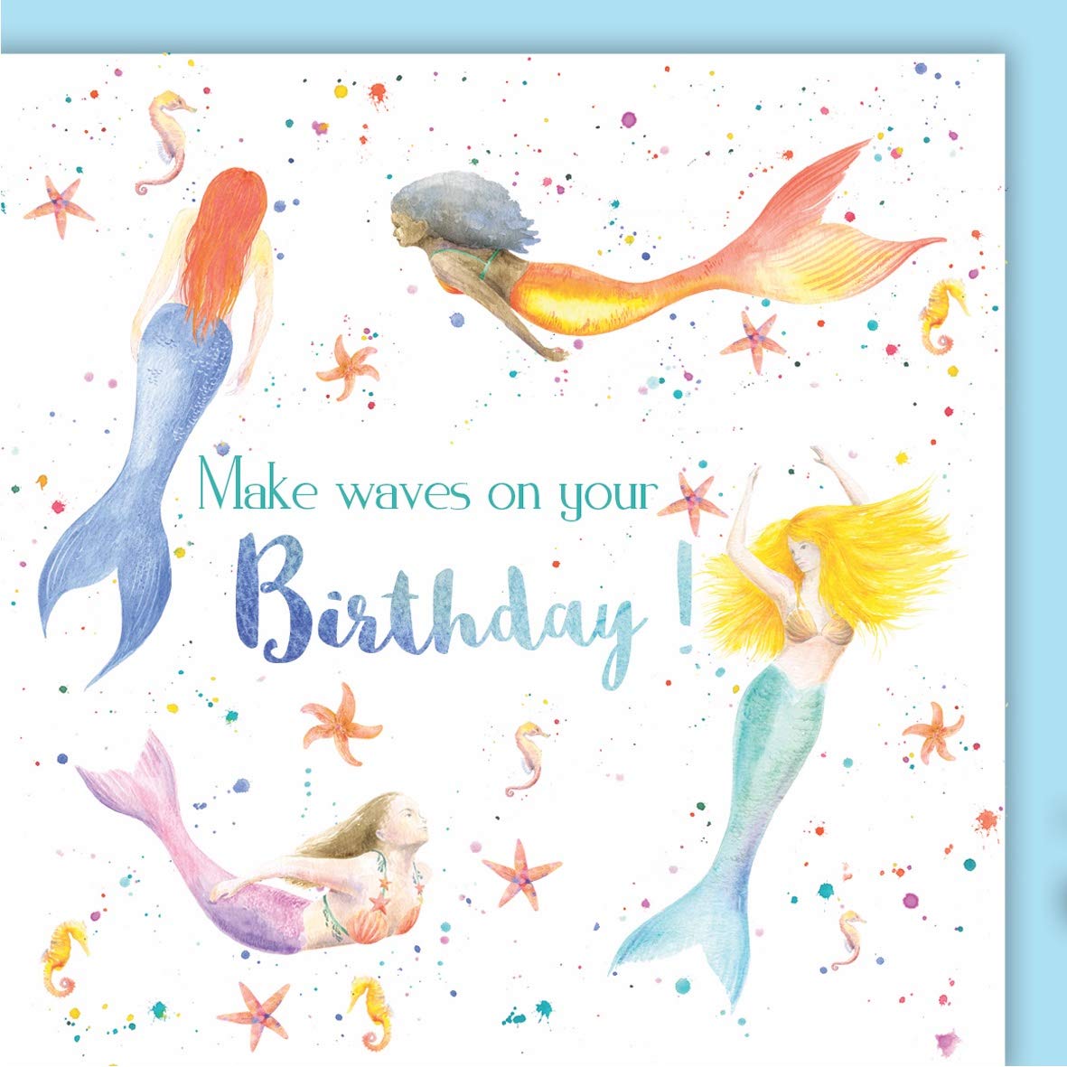 Mermaid Birthday card