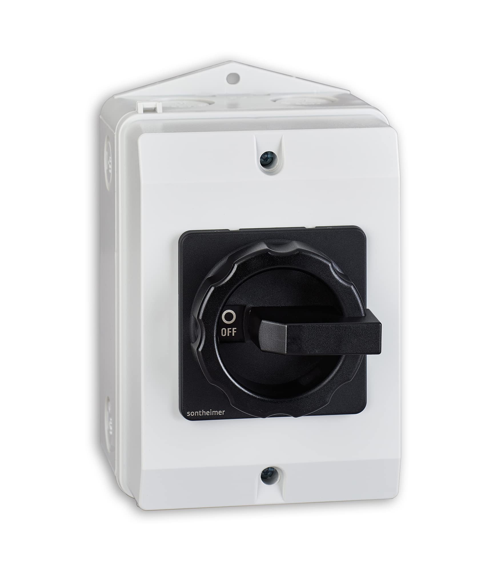 Sontheimer Repair Switch 25A 3-Pin 10kW IP65, Main Switch, Black