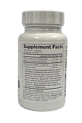 Cellgevity, Advanced Riboceine Technology, 30 Vegetable Capsules, 15  Servings in Kenya