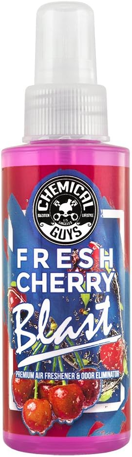 Amazon Com Chemical Guys Air22804 Air Freshener Odor Eliminator Fresh Cherry Blast Premium 4 Fl Oz Automotive