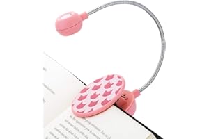 WITHit Dabney Lee Clip On Book Light – Meow – LED Reading Light for Books and eBooks, Dimmable, Reduced Glare, Portable, Lightweight, Cute Bookmark Light for Kids & Adults, Batteries Included