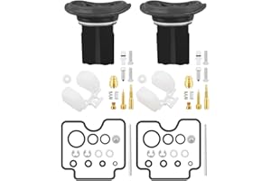 Carburetor Rebuild Repair Kit with Diaphragm Fit for Yamaha XVS1100 V-Star XVS 1100 1999-2007, Fit for XVS 1100 Drag Star 199