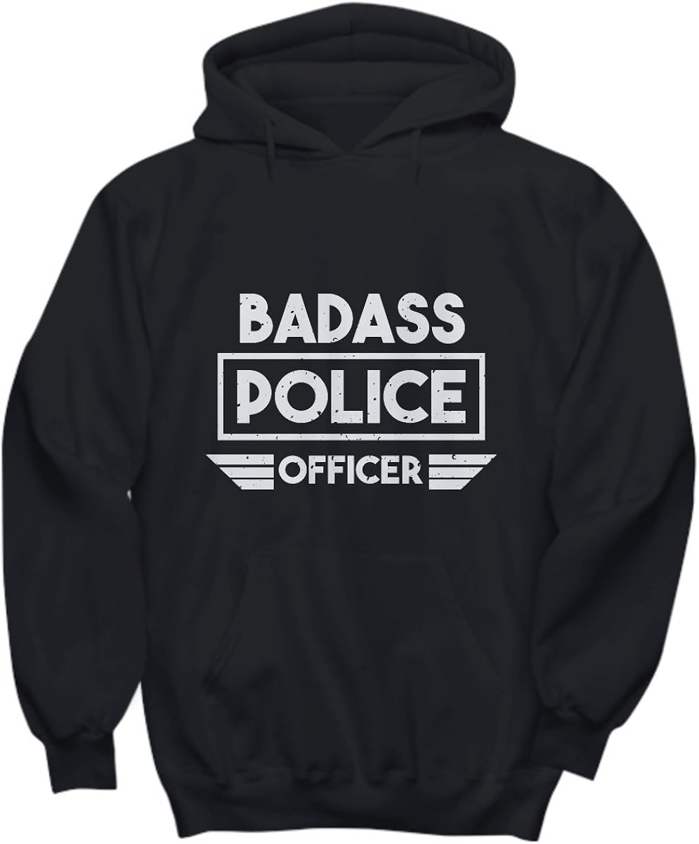 Badass Police Officer Police, Cops, Law Enforcement Officer Unisex Hoodie Clothing
