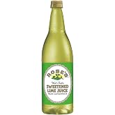 Rose's Sweetened Lime Juice, 1 L bottles (33.8 fl. oz. 1 qt.1.8 fl. oz.) (1 pack)