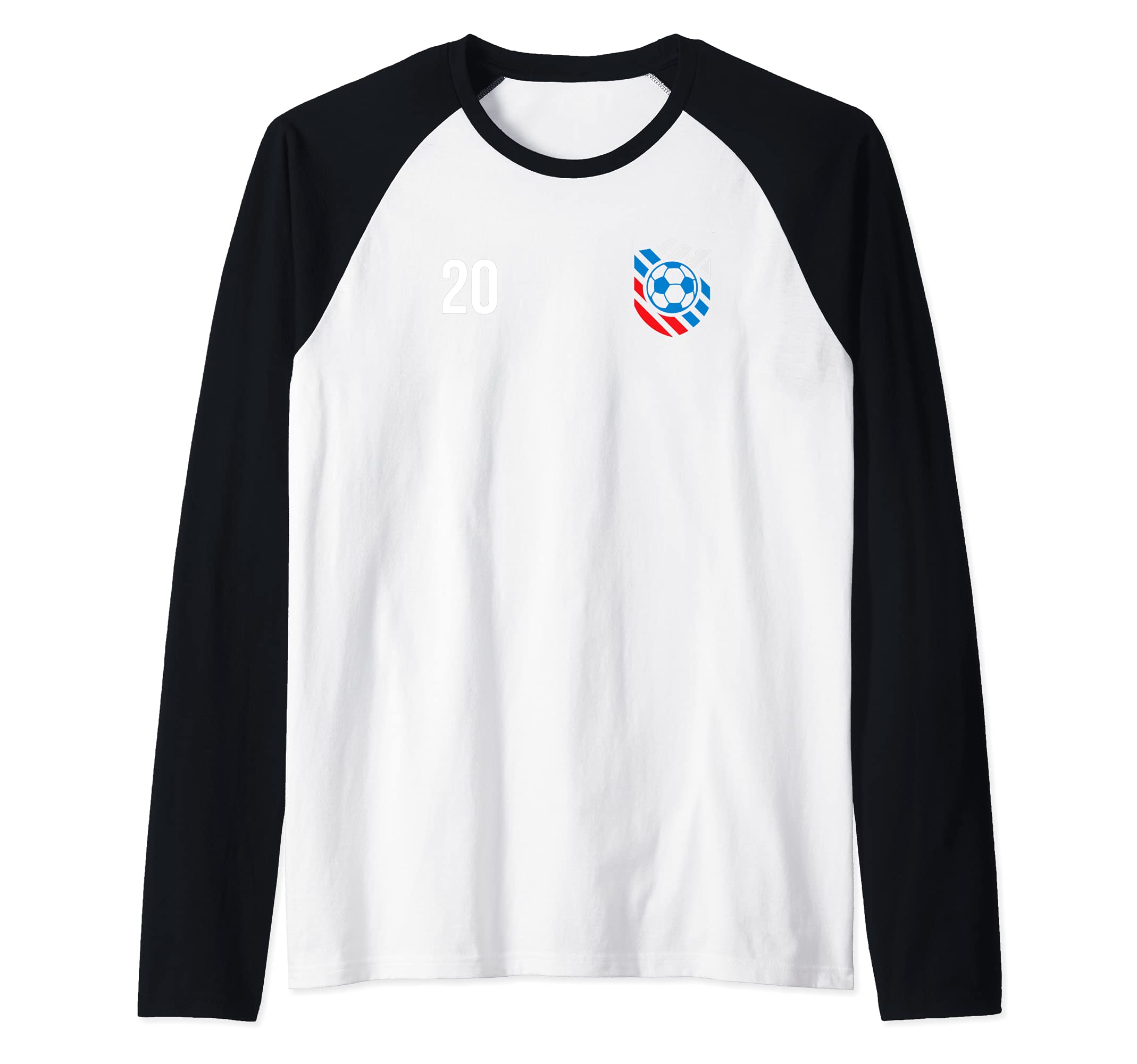Flag Russia Raglan Baseball Tee
