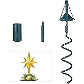 Christmas Tree Topper Stabilizer - Support Holder for All Tree Base Types (Green)