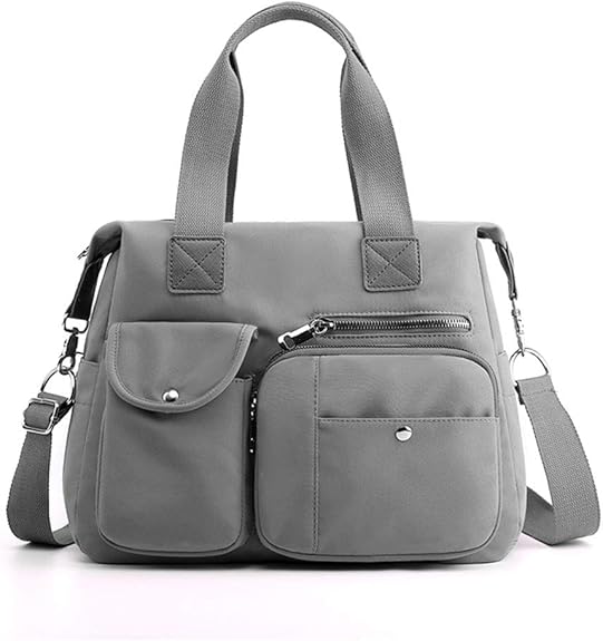 Work Bag Women Large Tote Satchel Women's Casual MultiPocket Waterproof Messenger Handbags for