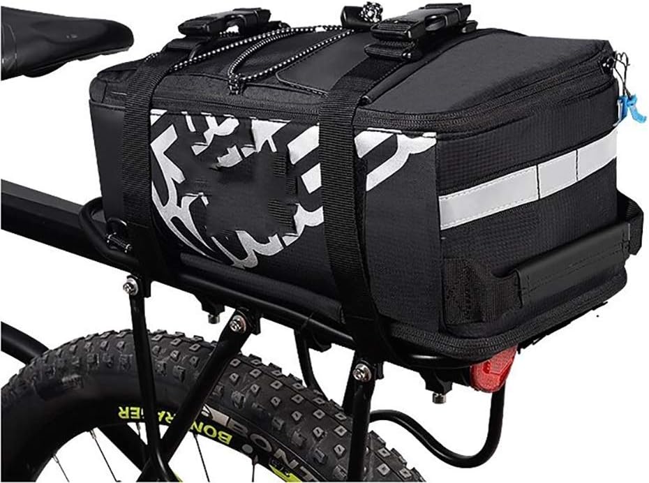 HLR Bike Panniers Rack Trunks Bicycle Rear Seat Duffel Bag