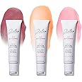 Julep 24/7 Lip Treatment Hydrating Glossy Balm Lip Mask Trio – Barely There, Gotta Glow, Pink and Polished – For Moisturized, Hydrated Lips – Vegan & Cruelty-Free